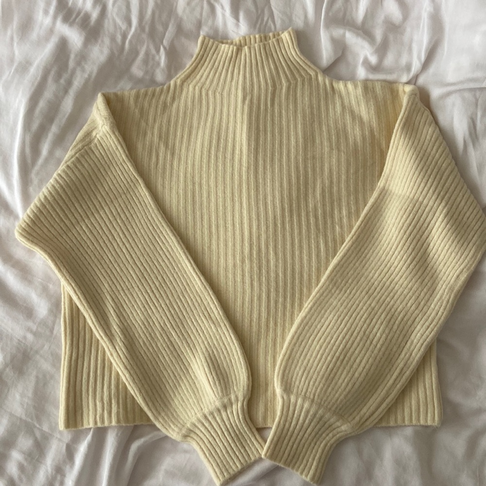 Korean brand mockneck knit sweater